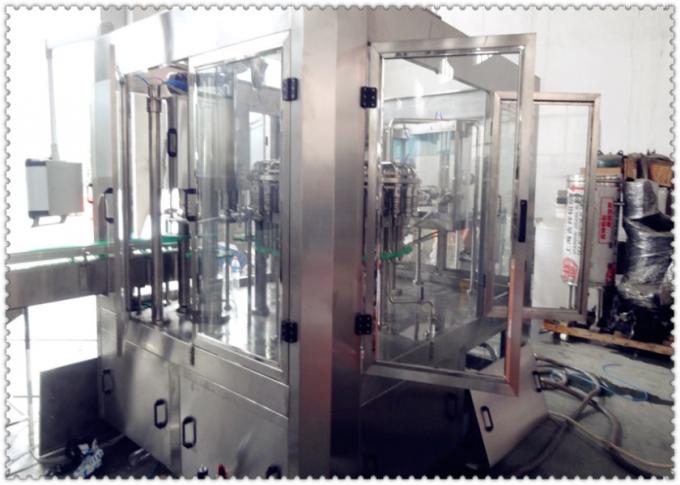 Máquina de enchimento carbonatada da bebida da garrafa de vidro, máquinas de enchimento carbonatadas do refresco 0