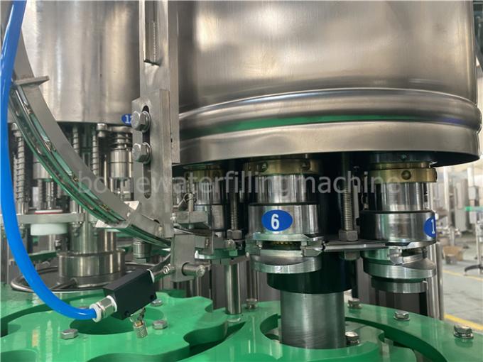 Enchimento de vidro 380V 50HZ da garrafa de leite da automatização 250ml 2000BPH 0