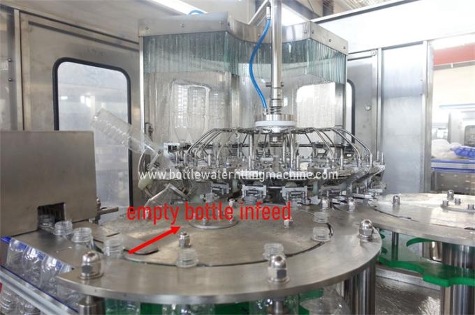 Máquinas de enchimento líquidas bebendo puras minerais, sistema automático do engarrafamento da água 0