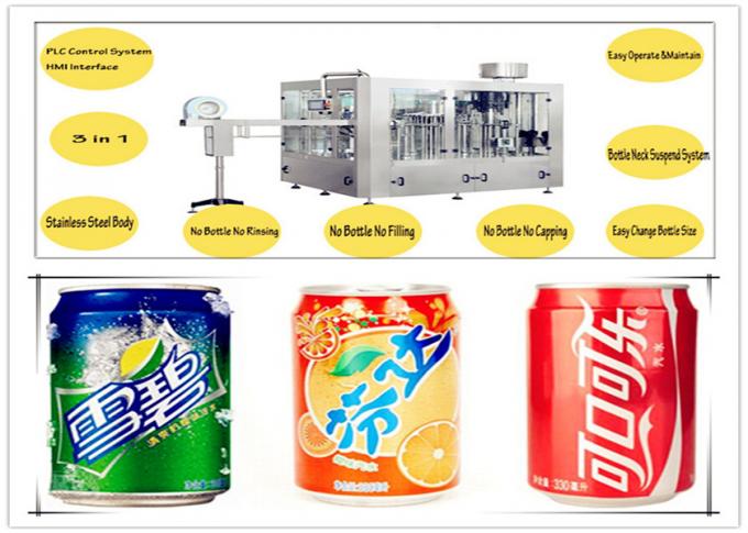 Máquina de enchimento carbonatada automática da bebida com tecnologia do gargalo do grampo 1