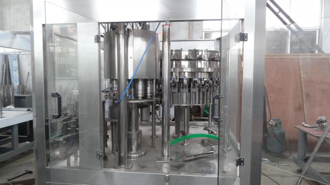Máquina de engarrafamento automática do PLC da água pura para a garrafa do ANIMAL DE ESTIMAÇÃO 100 ml - 750 ml 0