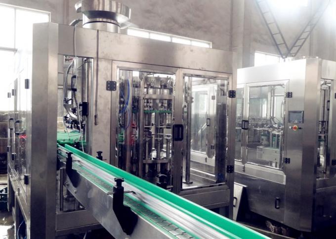 máquina de enchimento carbonatada da bebida da garrafa 3000kg de vidro com controle do tela táctil 0