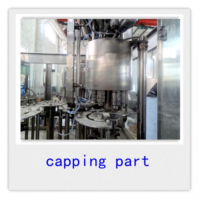 Máquina plástica giratória da fatura da água de garrafa da roda 3-In-1/de engarrafamento água da embalagem 2