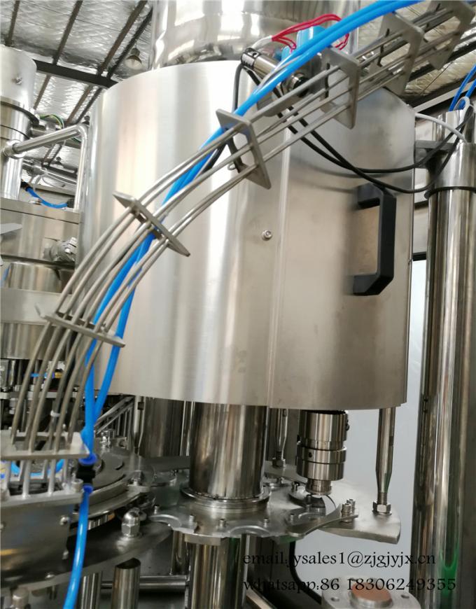 Máquina de enchimento carbonatada automática da bebida, máquina de enchimento da soda para a garrafa do ANIMAL DE ESTIMAÇÃO 4