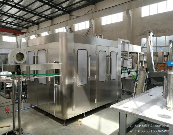 Material carbonatado da máquina de enchimento SUS304 da bebida da garrafa de vidro água gasosa automática 0