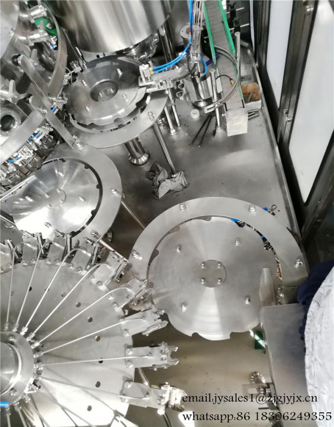 Material carbonatado da máquina de enchimento SUS304 da bebida da garrafa de vidro água gasosa automática 1