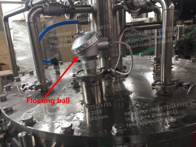 A máquina de engarrafamento de vidro elétrica/carbonatou a linha de produção da bebida 5