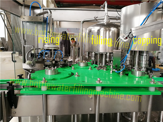 Chá verde, chá preto, suco, máquina de engarrafamento de vidro 380v 50hz 1