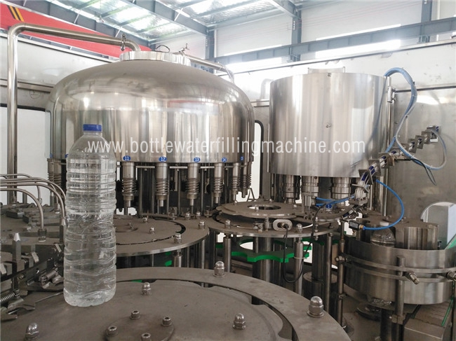 Máquina de engarrafamento da água do controle do PLC HMI para o tamanho da garrafa 250-2000ml 2