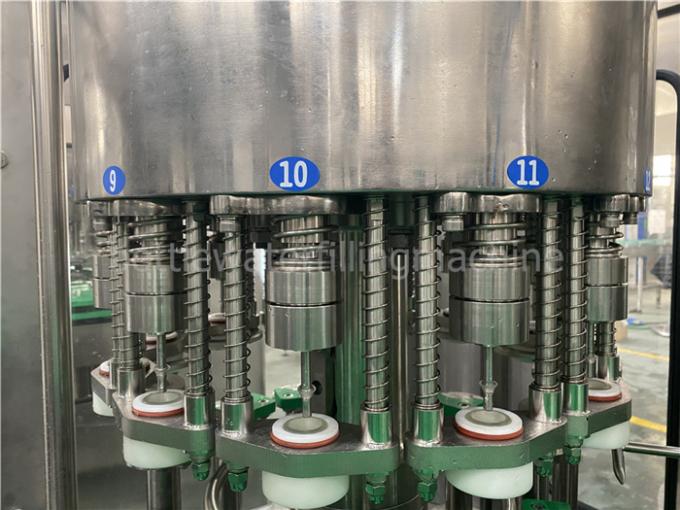 4.88kw 350ml torreta de enxaguadela Rotative de Juice Filling Machine da garrafa de vidro de 25 graus 1
