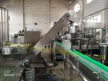 Drinking Water Production Plant , Water Bottle Filling Machine 40 Heads