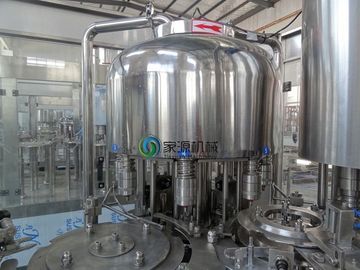 Juice Bottle Filling Machinery SS304 For 500 ML Carbonated Drink Barrel