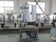 SS304 Beverage Filling Machine , 2000 Cans / hr Hot Juice Canning Machine