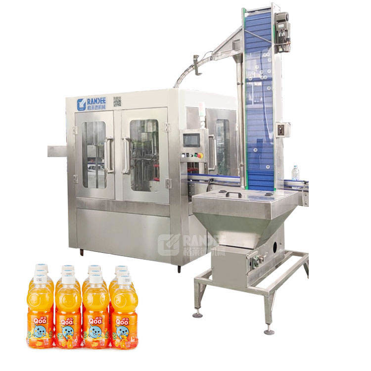4000BPH Aseptic Hot Filling Packaging Machine Plant Fruit Juice Processing 3in1