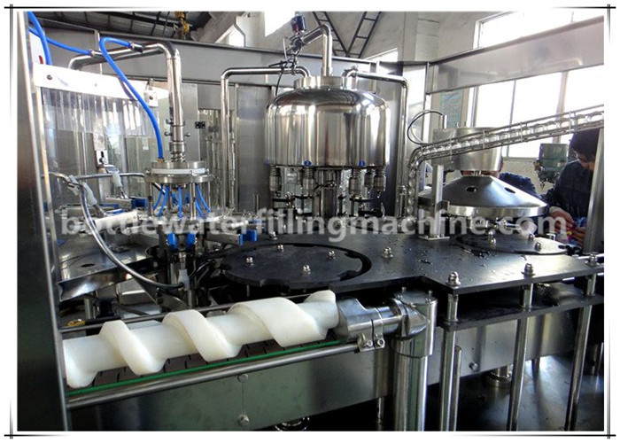 1.5L Pet Bottle Automatic Juice Filling Machine / Aluminum Foil Sealing Machine
