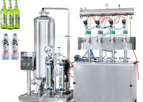 Máquina de enchimento carbonatada automática Juice Aluminum Can das bebidas do CE do ISO SUS304