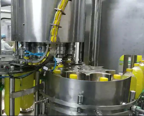Suco da manga, suco de laranja, abacaxi Juice Bottling Line, maquinaria de enchimento